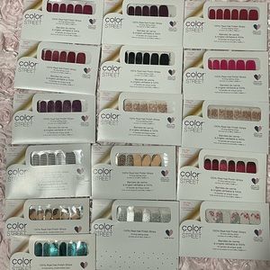 Color Street Nail Polish Strips - Bundle of 16 brand new unopened